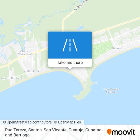 Rua Tereza map