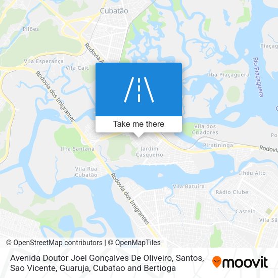 Avenida Doutor Joel Gonçalves De Oliveiro map