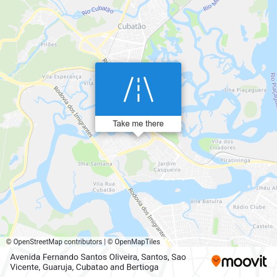 Avenida Fernando Santos Oliveira map