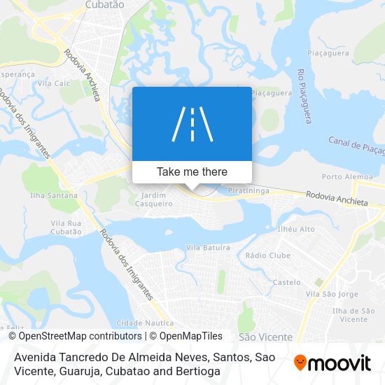 Avenida Tancredo De Almeida Neves map