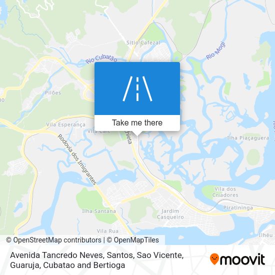 Avenida Tancredo Neves map