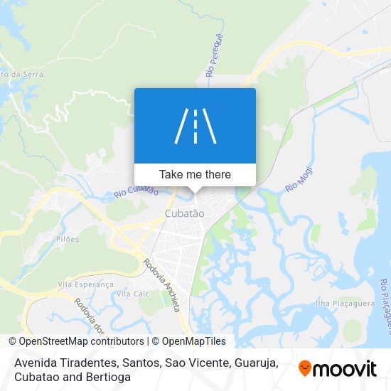 Avenida Tiradentes map