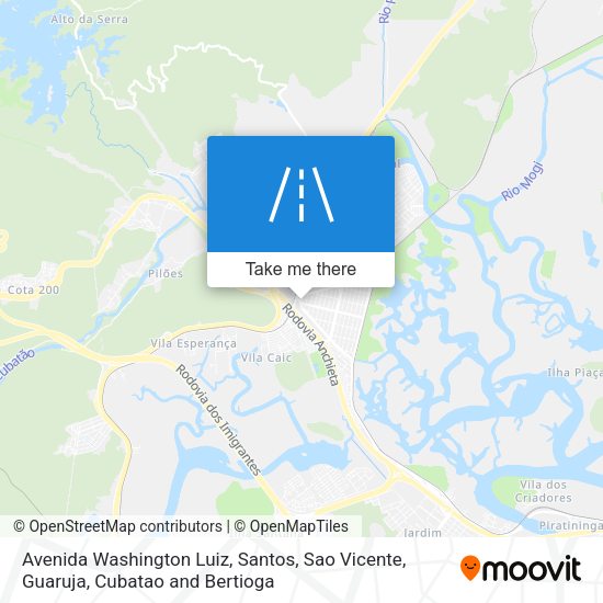 Avenida Washington Luiz map