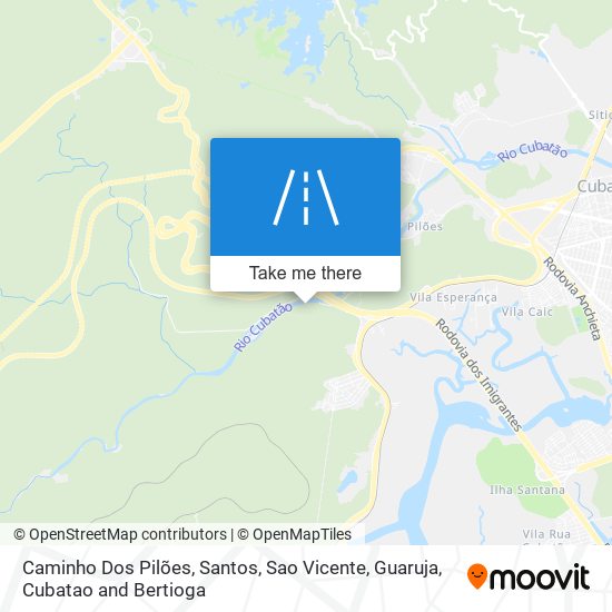 Caminho Dos Pilões map