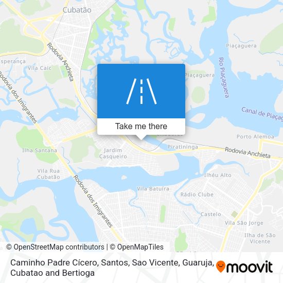 Caminho Padre Cícero map