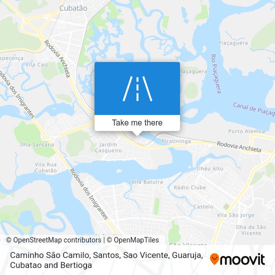 Caminho São Camilo map
