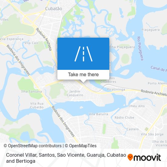 Coronel Villar map