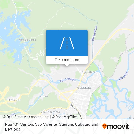 Rua "G" map