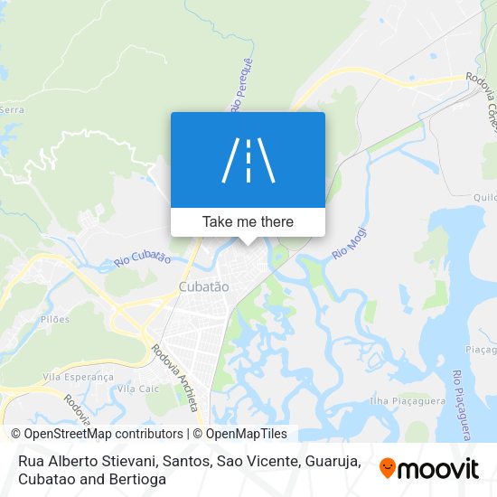 Rua Alberto Stievani map
