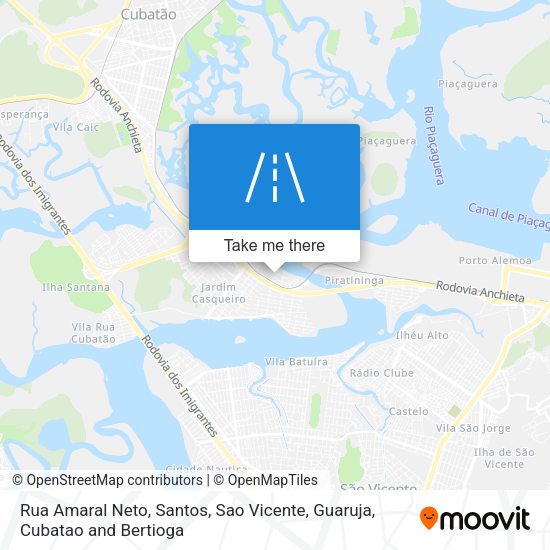 Rua Amaral Neto map