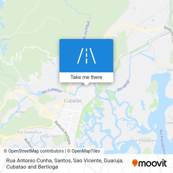 Rua Antonio Cunha map