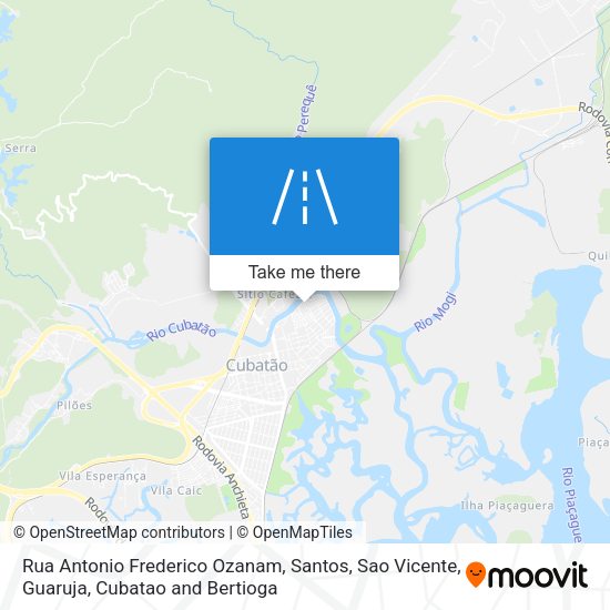Rua Antonio Frederico Ozanam map