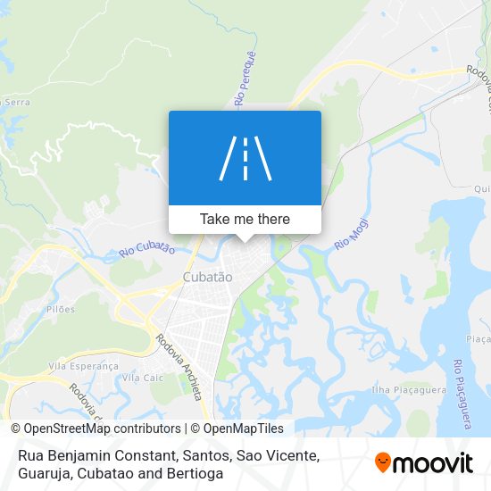 Rua Benjamin Constant map