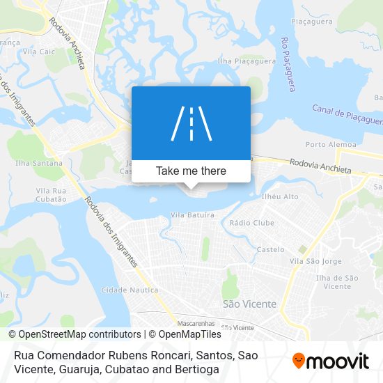 Rua Comendador Rubens Roncari map