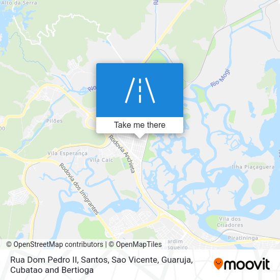 Rua Dom Pedro II map