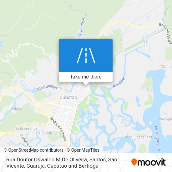 Rua Doutor Oswaldo M De Oliveira map