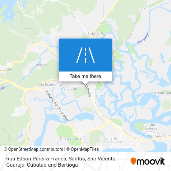 Rua Edson Pereira Franca map