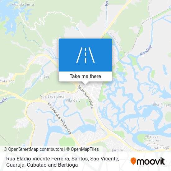 Rua Eladio Vicente Ferreira map