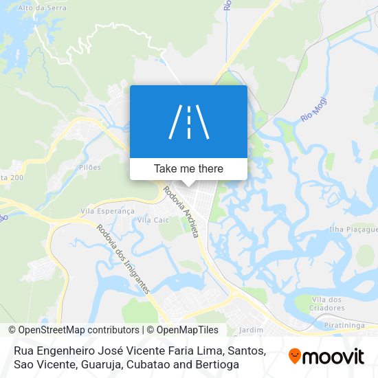 Rua Engenheiro José Vicente Faria Lima map