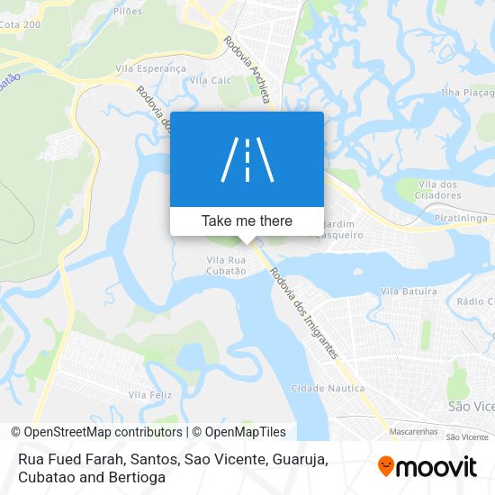 Rua Fued Farah map