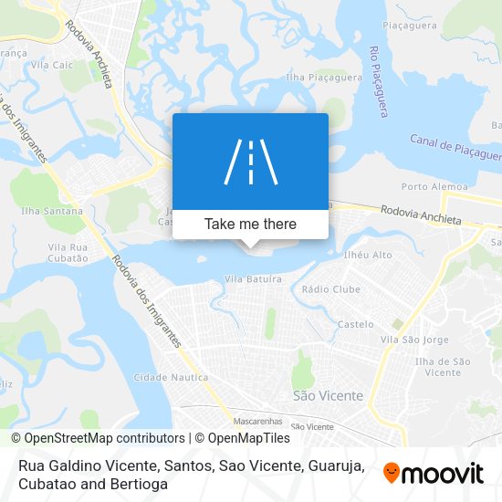 Rua Galdino Vicente map