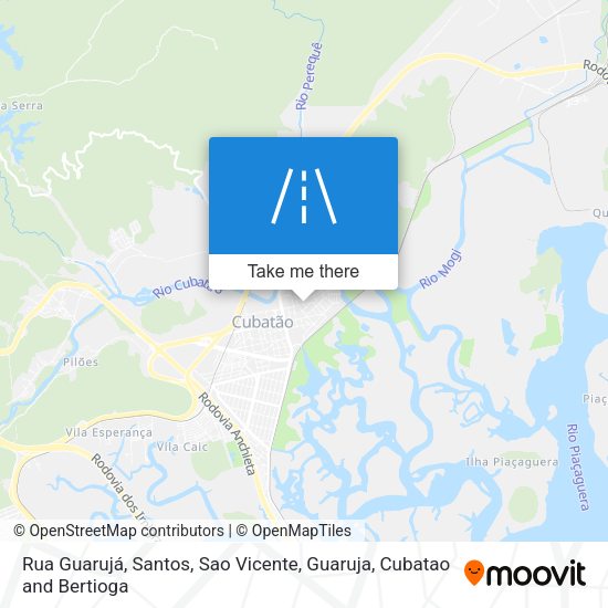 Rua Guarujá map