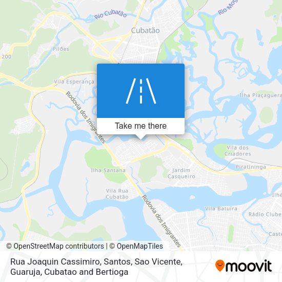 Rua Joaquin Cassimiro map