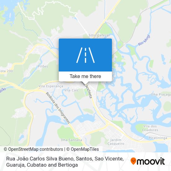 Rua João Carlos Silva Bueno map