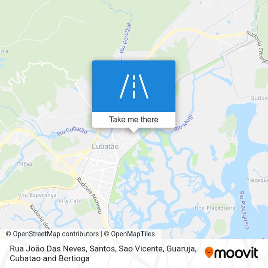 Rua João Das Neves map