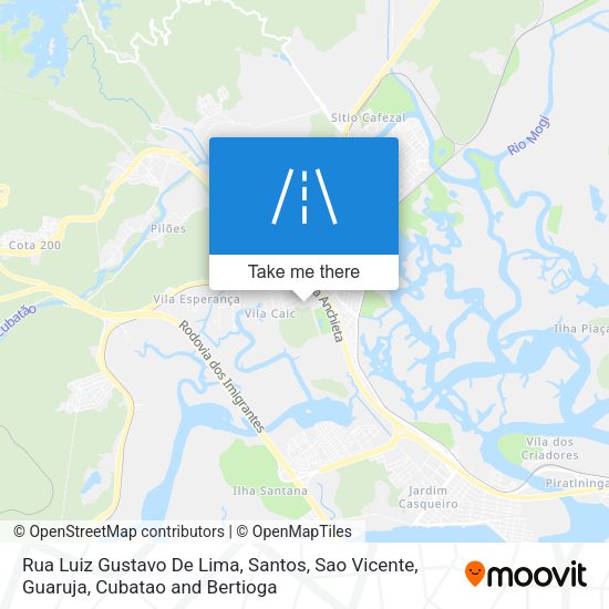 Rua Luiz Gustavo De Lima map