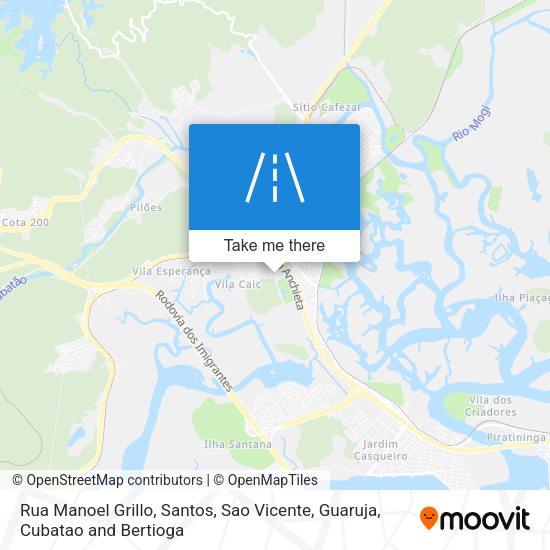 Rua Manoel Grillo map