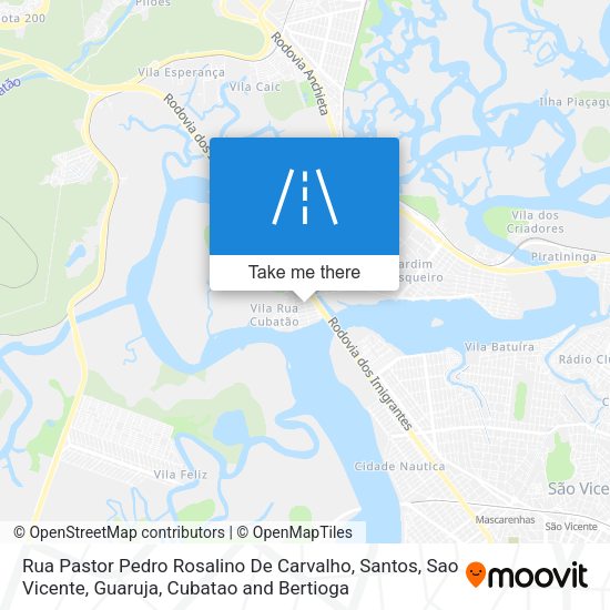Rua Pastor Pedro Rosalino De Carvalho map