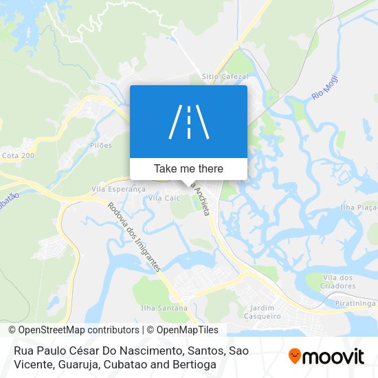 Rua Paulo César Do Nascimento map