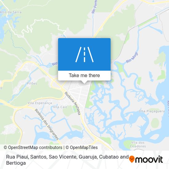 Rua Piauí map
