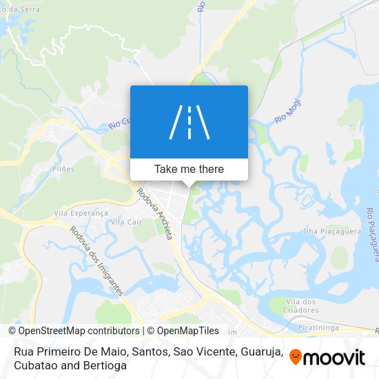 Rua Primeiro De Maio map