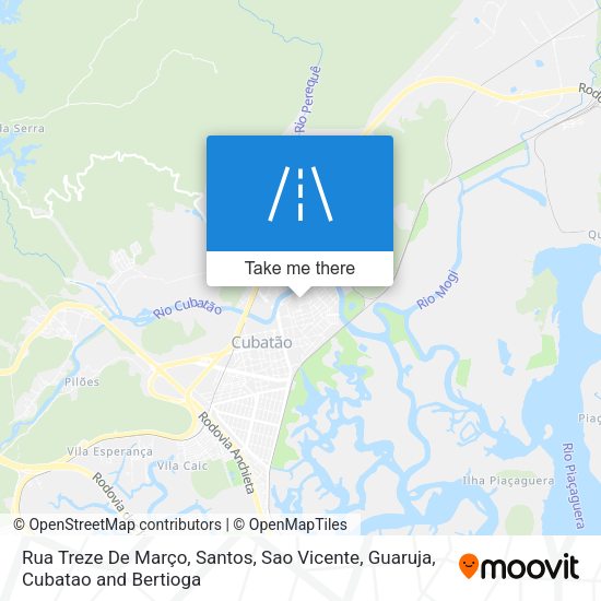 Rua Treze De Março map