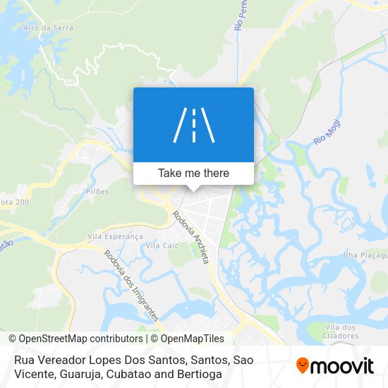 Rua Vereador Lopes Dos Santos map