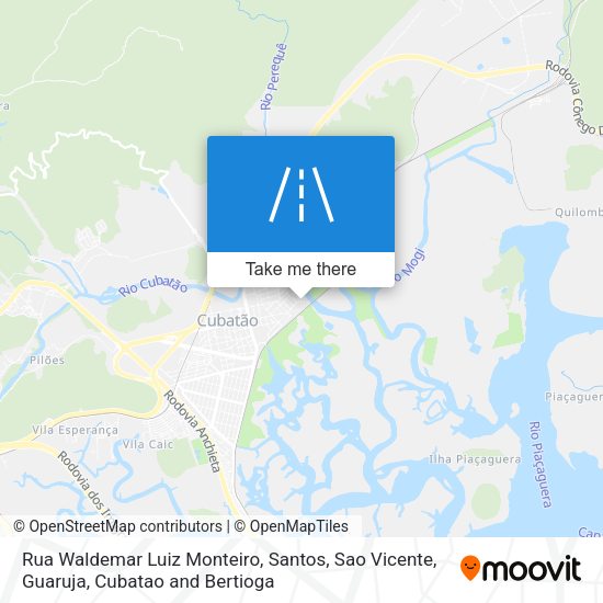 Rua Waldemar Luiz Monteiro map