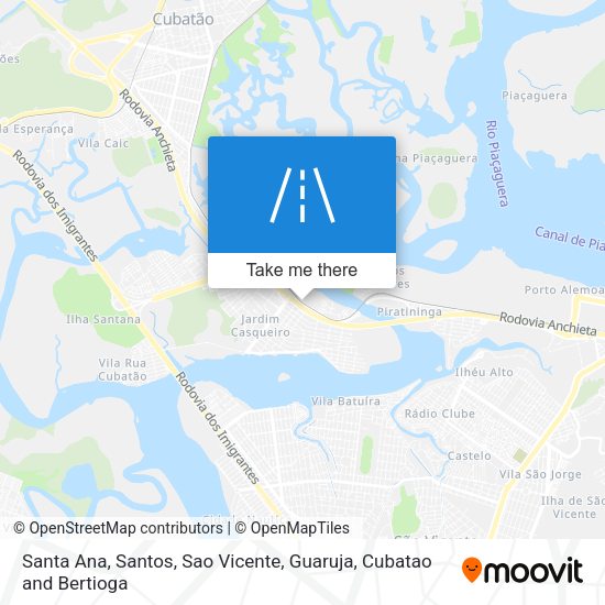 Santa Ana map