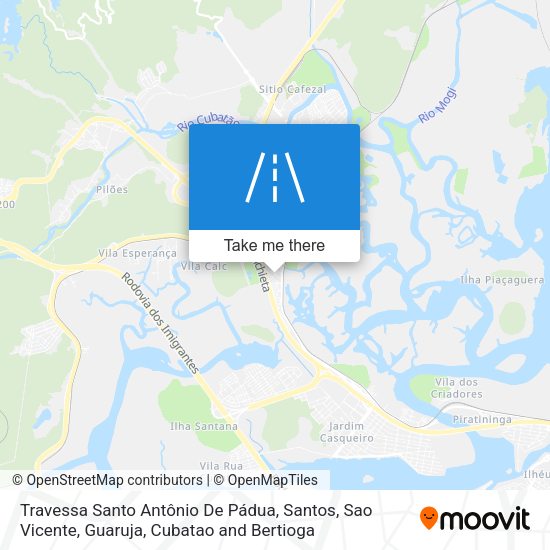 Travessa Santo Antônio De Pádua map