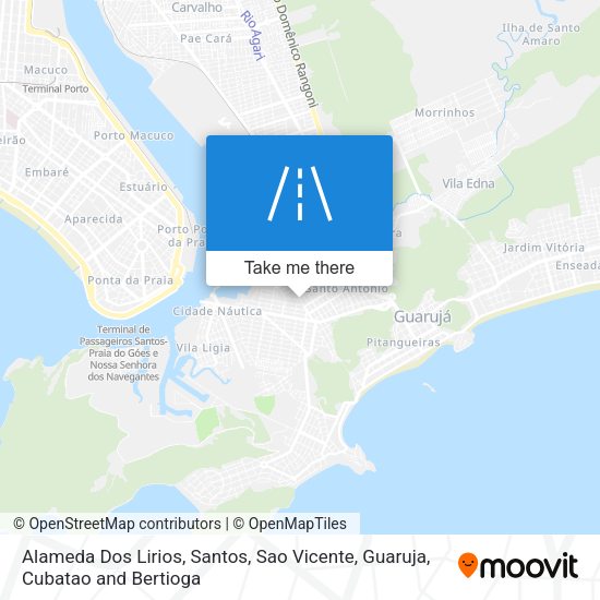 Alameda Dos Lirios map
