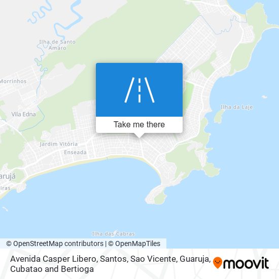 Avenida Casper Libero map