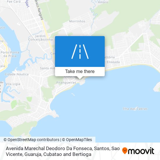 Mapa Avenida Marechal Deodoro Da Fonseca