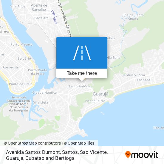 Avenida Santos Dumont map