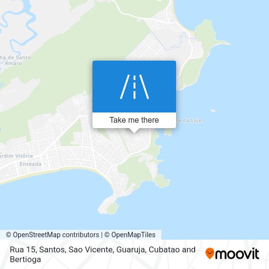 Rua 15 map