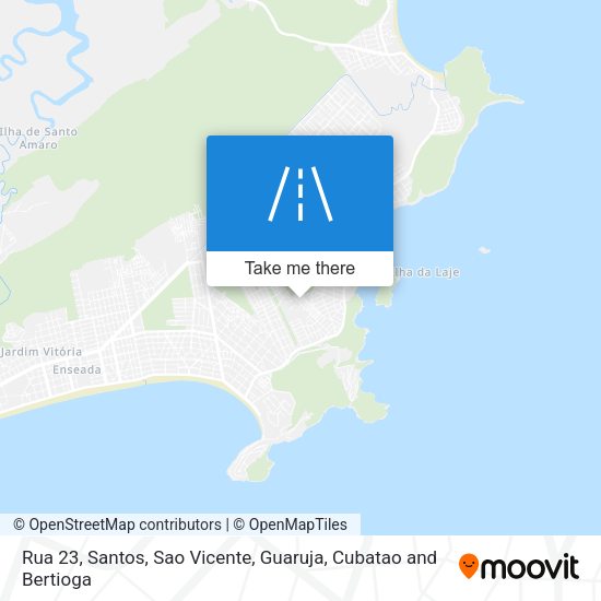Rua 23 map