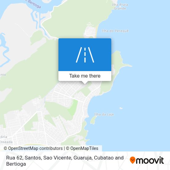 Rua 62 map