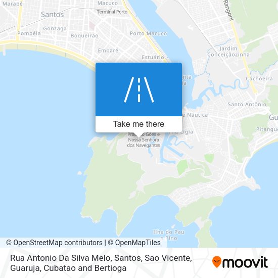 Rua Antonio Da Silva Melo map