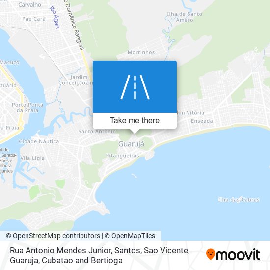 Rua Antonio Mendes Junior map