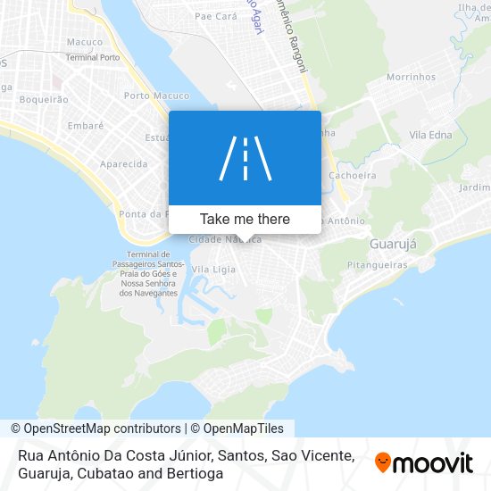 Rua Antônio Da Costa Júnior map
